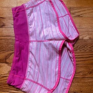 EUC Lululemon Speed Up Shorts